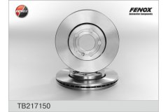 Диск тормозной передний Fabia 99-, Octavia 96-04, VW Golf 97-03, Polo 01- TB217150 для SKODA FABIA III универсал (NJ5) 1.0 2014-, код двигателя CHYB, V см3 999, кВт 55, л.с. 75, бензин, FENOX TB217150