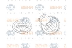 Блок управления вентилятором AUDI для SKODA FABIA II Combi (545) 1.2 2007-2014, код двигателя BZG,CEVA,CGPA,CHTA, V см3 1198, кВт 51, л.с. 70, бензин, Hella 5HL351321301